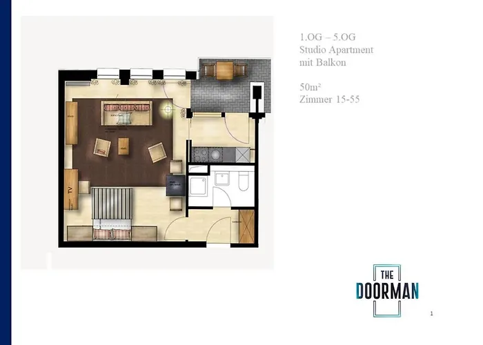 Aparthotel The Doorman Welle Frankfurt nad Mohanem